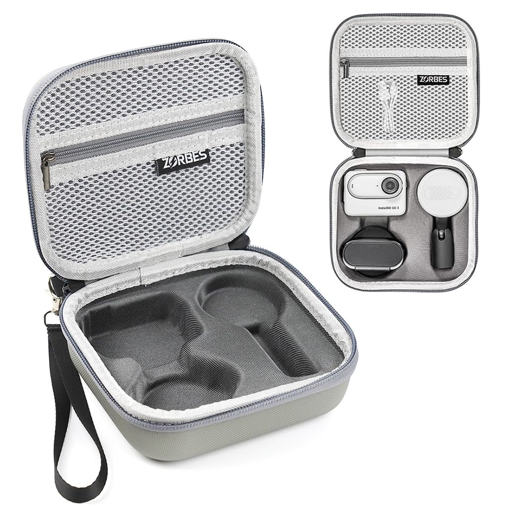 ZORBES Carrying Case for Insta360 GO 3 Accessory Bag for Insta360 GO 3 Storage Case with Hand Strap Travel Case for Insta360 GO 3 Action Camera, Not Include Insta360 GO 3 ZORBES Carrying Case for Insta360 GO 3 Accessory Bag for Insta360 GO 3 Storage Case with Hand Strap Travel Case for Insta360 GO 3 Action Camera, Not Include Insta360 GO 3